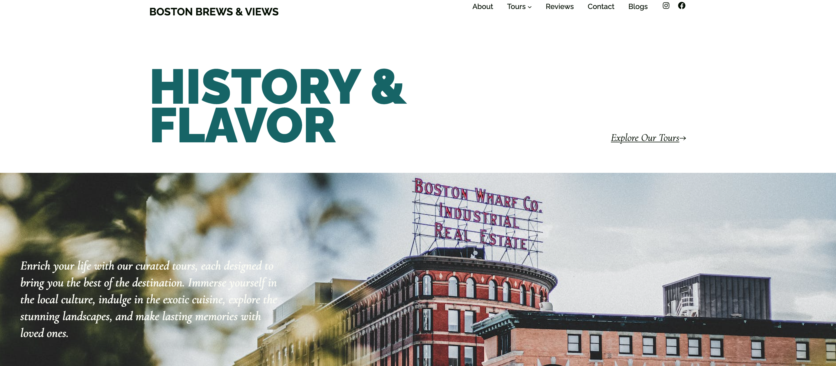 Boston Brews & Views Website